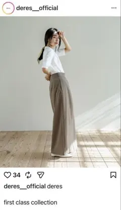試着のみ⭐︎deres first class Tシャツ - メルカリ
