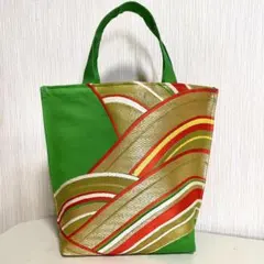 帯リメイク　ミニトートバッグ　305