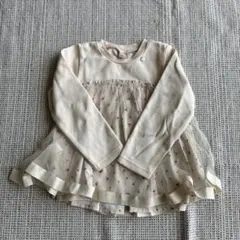 petit main 長袖カットソー 110サイズ アイボリー