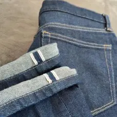 UNIQLO ユニクロ セルビッジ スリムフィットデニムパンツ カイハラ W31