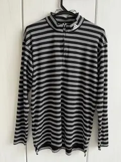 き*ん様 美品 adidas GOLF アディダスゴルフ ボーダー ハーフジップ