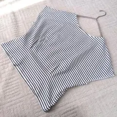 ミッシェルクラン ボーダーカットソー 38 M 綺麗シルエット 上品