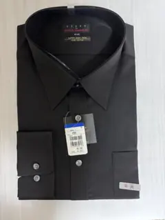 メンズシャツ　SISSY　黒　長袖　３L　45-88　シンプル　スタイリッシュ