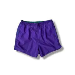 レアカラー◎ヴィンテージ古着90s00sナイロンスイムショーツM紫パープル 水着のサムネイル