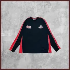 M*m様 US古着 NFL HSPD プリント ロンT 長袖 ブラック×レッドのサムネイル