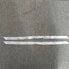 Dior ホワイトサテンリボン ゴールドロゴ