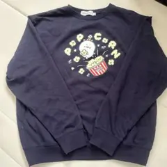 ナガノ　 スウェット POPCORN ネイビー