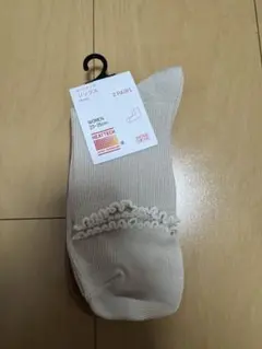 ユニクロ　ヒートテックソックス 2ペア 23-25cm