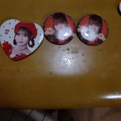 ぺぺさん専用　大場花菜　まとめ売り　缶バッジ3個＋2026MARCH生写真コンプ