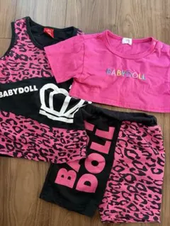 【☺︎様専用】BABY DOLL レオパード柄 90