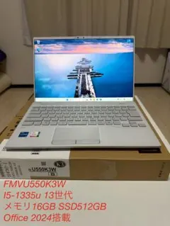 【i5&16GB】FMVU500K3W13世代i5SSD512GBオフィス i5&16GB】FMVU500K3W13世代i5SSD512GBオフィス - メルカリ