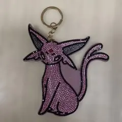 ポケモン エーフィ ラインストーン キーホルダー