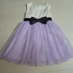 ラベンダー ドレス １１０センチ