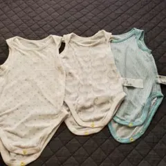 ユニクロ ロンパース 肌着 メッシュ 70 80 3枚 セット サイオン