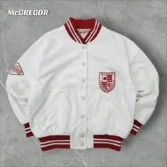 McGREGOR マグレガー スタジャン ホワイト レッド Lのサムネイル