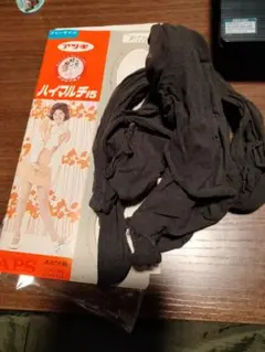 昭和レトロ ハイマルチ15デニール パンストお掃除用　ダークブラウン　アツギ