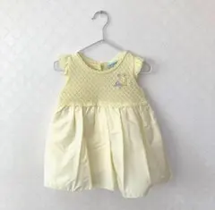 【新品】TOCCA Crochet Ribbon ワンピース イエロー 80のサムネイル