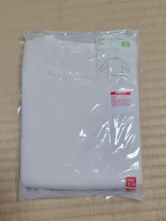 UNIQLO　フリースハイネックT　80 白