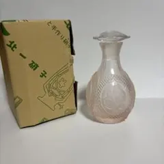 北一硝子（小樽）バラ柄醤油差し 大サイズ（ピンク）液ダレしない醤油