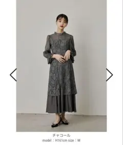 訳あり】niana サーキュラースリーブフラワードレス M-short - メルカリ