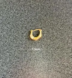 ゴールド フープピアス 片耳 匿名配送 即購入ok