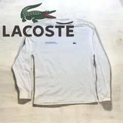 LACOSTE ラコステ 長袖Tシャツ ホワイト ワニロゴ メンズ 6サイズのサムネイル