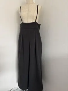 URBAN RESEARCH DOORS ダークグレー サロペットスカート