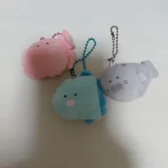 つぶらな瞳の水族館 ぬいぐるみマスコットキーチェーン ぷち