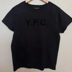 A.P.C. ブラック ロゴ Tシャツ 半袖のサムネイル