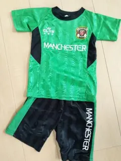 サッカー 　ユニフォーム　マンチェスター 上下セット グリーン