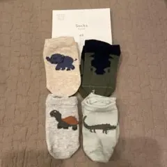 H&M ベビー靴下 4足セット 動物柄　3-9か月