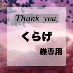 くらげ(無言取引OK)様専用