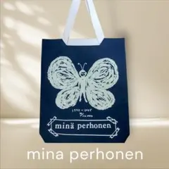 ミナポルホネン/mina perhonen30周年記念ワンマイルトートバッグ 黒