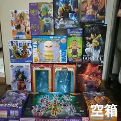 ドラゴンボールフィギュア 空箱 クリリン ブロリー 孫悟空 一番くじ