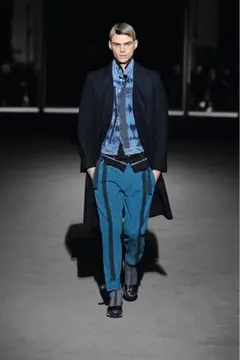 DRIES VAN NOTEN 14-15AW ワークパンツ　テープデザインのサムネイル
