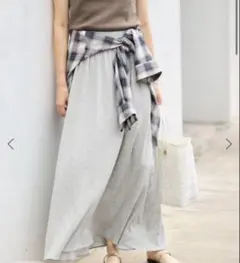 【SLOBE IENA】リラックスジャージーイージースカート　新品未使用のサムネイル