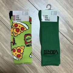 VANS ピザ柄 リブ編みソックスのサムネイル
