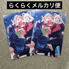 超かぐや姫！　映画入場者特典 A5イラストボード　2枚セット