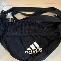 adidas メッシュボールバッグ 黒