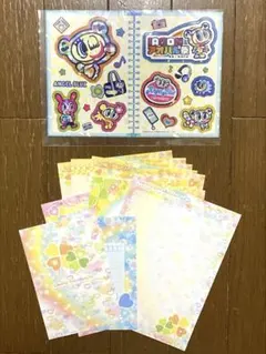 【平成レトロ】ANGEL BLUEシール（クローバーレターセットのおまけ付き！）