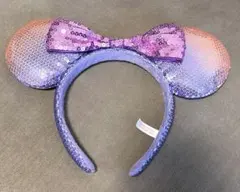 ディズニー　ミニー　スパンコール　カチューシャ