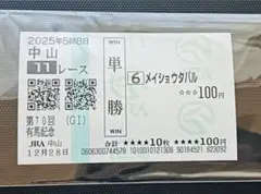 メイショウタバル 有馬記念 現地単勝馬券