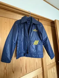 adidas ネイビー ナイロンジャケット