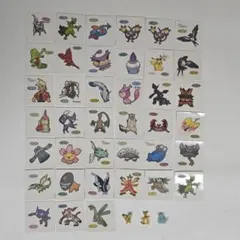 ポケモンパンシール 39枚セット ポケモン　シール　+おまけ(小さなフィギュア)