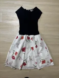 リランドチュール　ドッキングワンピース　花柄　 サイズ1