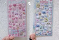 ぷっくり3Dシール ２つセット