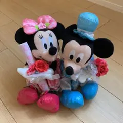 ミッキー&ミニー ウエディング ぬいぐるみ 人形