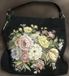 シンクビー ハイチェストフィオーレ トートバッグ 花柄 刺繍 ビジュー 
