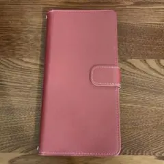 スマホケース AQUOS R5G 手帳型 ボルドー