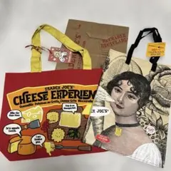 新品　トレジョTraderJoe's エコバッグ 2点　紙袋おまけ　匿名配送